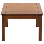 vidaXL Salon de jardin 4 Pièces Bois d'acacia solide