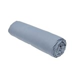 Drap housse - 140 x 190 cm uni - Denim