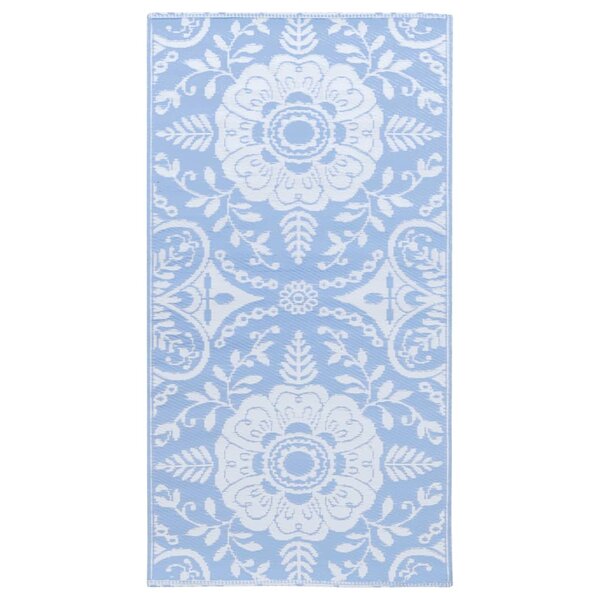 vidaXL Tapis d'extérieur Bleu azuré 160x230 cm PP