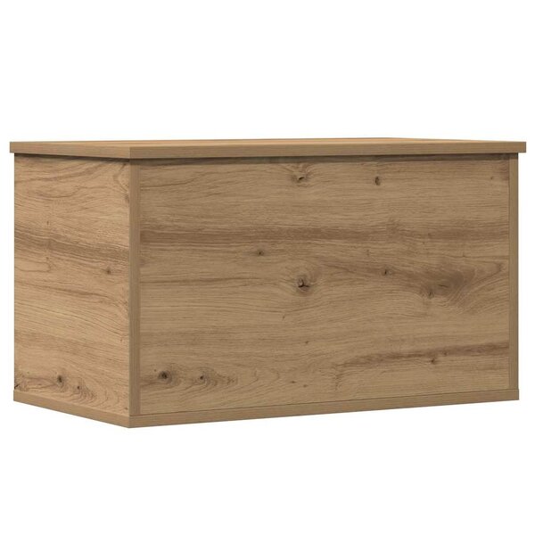 vidaXL Boîte de Rangement chêne artisanal 60 x 35 x 35 cm