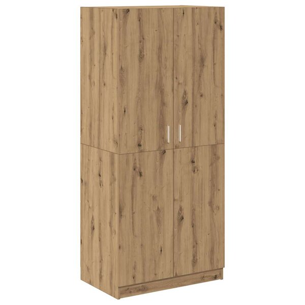 vidaXL Armoire en chêne artisanal 90 x 52 x 200 cm bois d'ingénierie