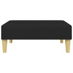 vidaXL Repose-pied noir 77x55x31 cm tissu