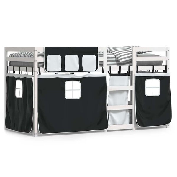 vidaXL Lit superposé sans matelas 90x200 cm bois de pin massif