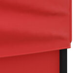 vidaXL Tente de réception pliable avec parois Rouge 3x3 m