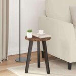 vidaXL Plateau de table Chêne fumé 30 x 30 x 1.5 cm Bois d'ingénierie