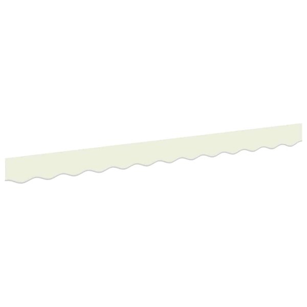 vidaXL Bande de auvent Crème 2.3 x 0.2 m Toile