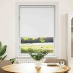 Store enrouleur occultant 120 x 175 cm blanc