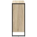 vidaXL Meuble d'appoint Sonoma 96 5 x 30 x 75 cm Bois d'ingénierie