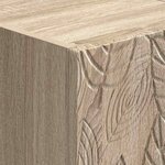 vidaXL Table de chevet 2 pièces Chêne Sonoma 43 x 34 5 x 50 cm