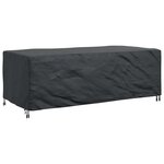 vidaXL Housse pour mobilier d'extérieur Noir 229 x 113 x 73 cm 600D