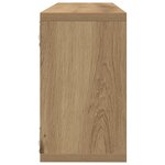 Étagères murales vidaXL en chêne fait main 80x15x26 cm en bois d'ingénierie