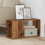 vidaXL Meuble TV vieux bois 60x24x32cm bois d'ingénierie