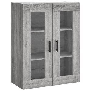 vidaXL Armoire murale sonoma gris 69 5x34x90 cm