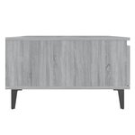 vidaXL Table basse sonoma gris 90x60x35 cm bois d'ingénierie