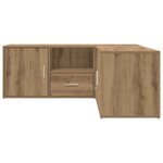 vidaXL Armoire d'angle chêne artisanal 200x40x45 cm bois d'ingénierie