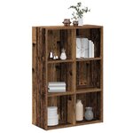 vidaXL Bibliothèque/Buffet vieux bois 66x30x98 cm bois d'ingénierie