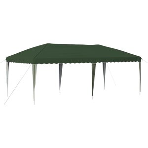 vidaXL Tente de fête pop-up 575 x 290 x 245 cm Vert
