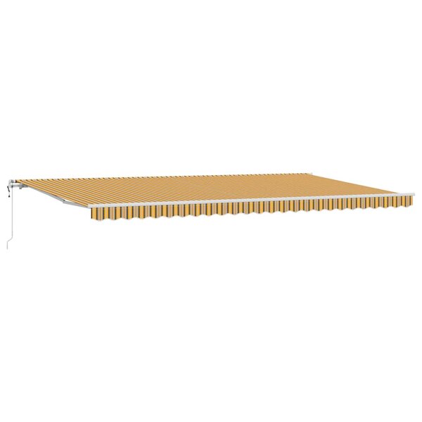 vidaXL Auvent rétractable électrique Multicolore 600 × 350 cm