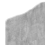 vidaXL Tête de lit Gris béton 80 cm Bois d'ingénierie