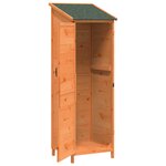 vidaXL Abri de jardin Marron 59 5 x 56 x 176 5 cm Bois d'ingénierie