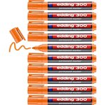 Marqueur Permanent 300 Orange 1 5-3 mm x 10 EDDING
