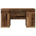 Bureau en bois ancien 140x49x76 cm en bois d'ingénierie