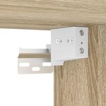 vidaXL Ensemble de meubles de salle de bain 3 Pièces chêne sonoma