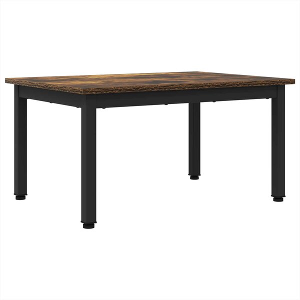 vidaXL Table basse Chêne Fumé 70 x 50 x 36 cm Bois d'ingénierie