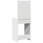 vidaXL Coiffeuse avec tiroir Blanc 50 x 41 x 135 cm Bois d'ingénierie