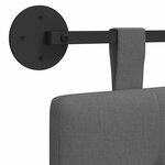 vidaXL Tête de lit suspendue tissu