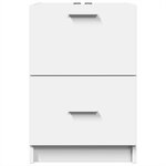vidaXL Armoire d'évier blanc 40x37x59 cm bois d'ingénierie