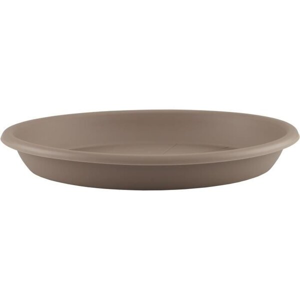 SOUCOUPE RONDE 26CM TAUPE