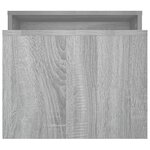 vidaXL Ensemble table basse Sonoma gris 100x48x40 cm Bois d'ingénierie