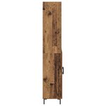 vidaXL Haut Armoire Bois ancien 69 5 x 34 x 180 cm Bois d'ingénierie