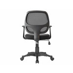 Q-connect chaise bureau rotative - Nylon maille - Max. supporte 120kg - Noir