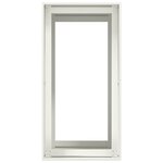 vidaXL Jardinière blanc 40x80x80 cm acier