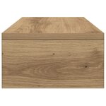 vidaXL Support de moniteur chêne artisanal 42x24x13 cm bois ingénierie