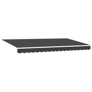 vidaXL Auvent Rétractable Anthracite 400 x 200 cm