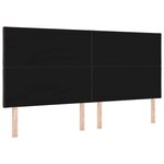 vidaXL Tête de lit Marron foncé 200 cm Cuir synthétique