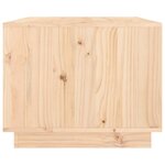vidaXL Table basse 80x50x40 cm Bois massif de pin
