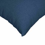vidaXL Coussins de canapé 2 Pièces Bleu 60 x 40 cm tissu