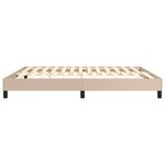 vidaXL Cadre de lit sans matelas cappuccino 160x200 cm similicuir