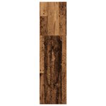 vidaXL Bibliothèque vieux bois 40x30x114 cm bois d'ingénierie