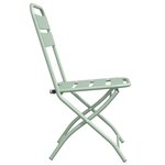 vidaXL Chaise de jardin pliante 2 Pièces Vert 55 x 56 5 x 91cm Acier