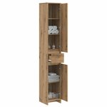 vidaXL Armoire de salle de bain Chêne artisanal 30 x 33 x 190 cm
