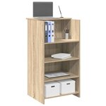 vidaXL Bureau réception chêne sonoma 55x50x103 5 cm bois d'ingénierie