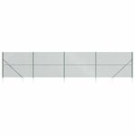vidaXL Clôture à mailles losangées avec piquet d'ancrage vert 1 6x10 m