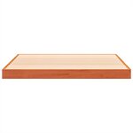 vidaXL Cadre de lit cire marron 120x190 cm bois de pin massif