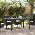 vidaXL Table d'Extension Anthracite 180 x 80 x 76 cm Acier