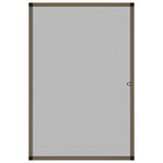 vidaXL Moustiquaire pour fenêtres Marron 80x120 cm